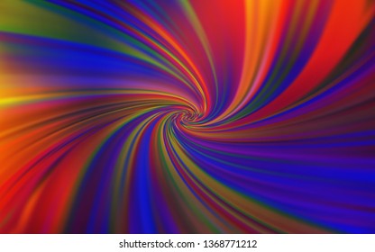 Dark Blue, Red vector colorful abstract texture. Colorful abstract illustration with gradient. Completely new design for your business.