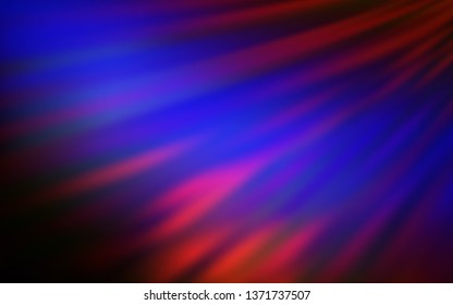Dark Blue, Red vector colorful blur backdrop. Abstract colorful illustration with gradient. Blurred design for your web site.