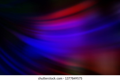 Dark Blue, Red vector colorful blur background. Colorful illustration in abstract style with gradient. Completely new design for your business.