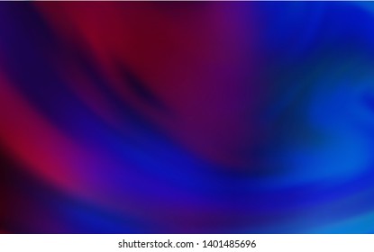 Dark Blue, Red vector colorful abstract background. A completely new colored illustration in blur style. New style design for your brand book.
