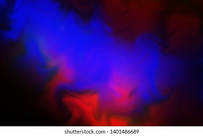 Dark Blue, Red vector colorful blur backdrop. New colored illustration in blur style with gradient. New style design for your brand book.