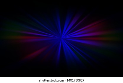 Dark Blue, Red vector colorful blur background. Shining colored illustration in smart style. Elegant background for a brand book.