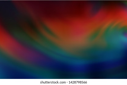 Dark Blue, Red vector colorful blur background. New colored illustration in blur style with gradient. Blurred design for your web site.