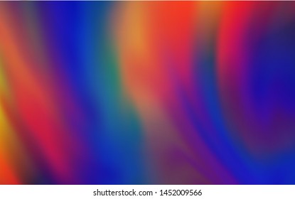 Dark Blue, Red vector colorful blur background. A completely new colored illustration in blur style. Background for designs.