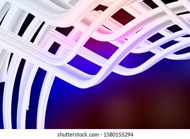 Dark Blue, Red vector colorful abstract texture. Colorful illustration in abstract style with gradient. New style for your business design.