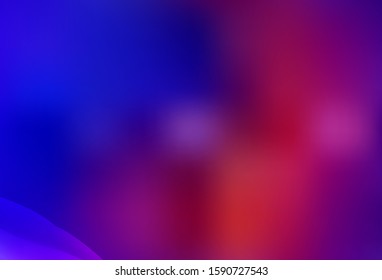 Dark Blue, Red vector colorful blur backdrop. Modern abstract illustration with gradient. Background for a cell phone.