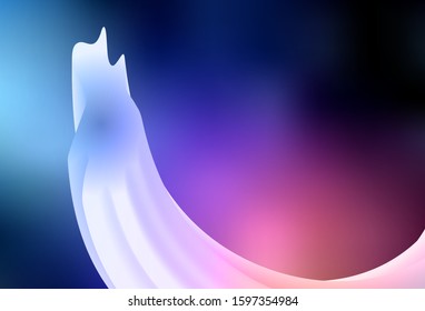 Dark Blue, Red vector colorful abstract texture. Colorful illustration in abstract style with gradient. New style design for your brand book.