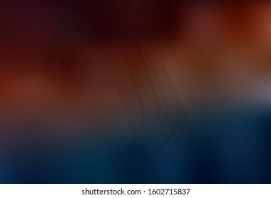 Dark Blue, Red vector colorful abstract background. Colorful abstract illustration with gradient. New way of your design.