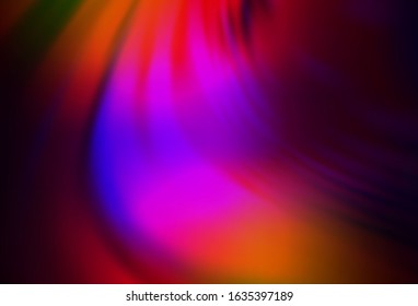 Dark Blue, Red vector colorful abstract background. New colored illustration in blur style with gradient. Blurred design for your web site.