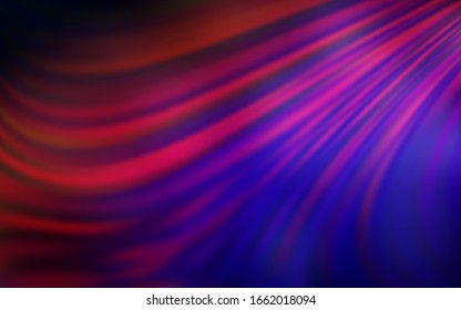 Fondo azul oscuro, rojo vectorial, colorido y negro. Una ilustración de color completamente nueva en un estilo borroso. Fondo para un teléfono móvil.
