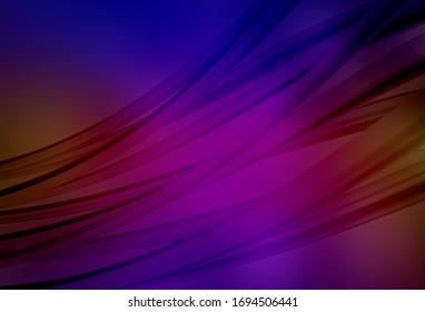 Dark Blue, Red vector colorful blur background. Abstract colorful illustration with gradient. Background for designs.