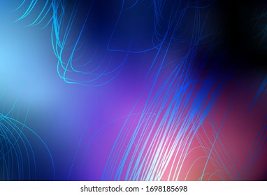 Dark Blue, Red vector colorful blur background. Shining colorful illustration in smart style. New design for your business.