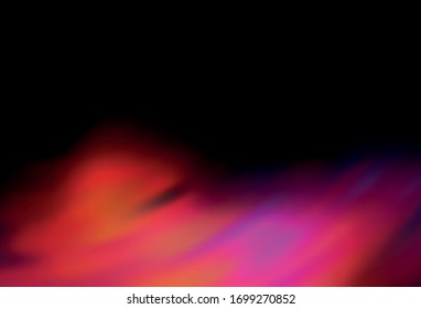 Dark Blue, Red vector colorful abstract background. New colored illustration in blur style with gradient. Smart design for your work.