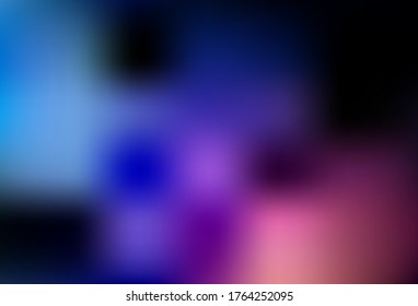 Azul oscuro, textura abstracta de color vectorial rojo. Ilustración abstracta colorida con gradiente. Marco elegante para un libro de marca.