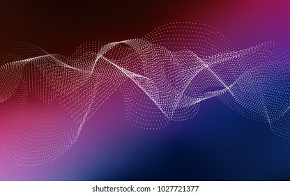 Dark Blue, Red vector cover with spots. Abstract illustration with colored bubbles in nature style. New design for ad, poster, banner of your website.
