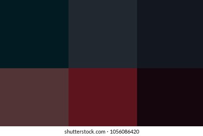 Dark Blue, Red vector cover with colorful palette. Shining palette with spectrum of colors. Pattern of colors for designers of booklets, leaflets.