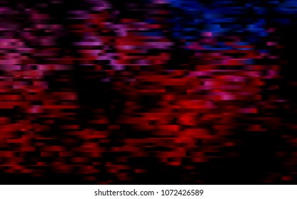 Dark Blue, Red vector cover with long lines. Blurred decorative design in simple style with lines. The template can be used as a background.