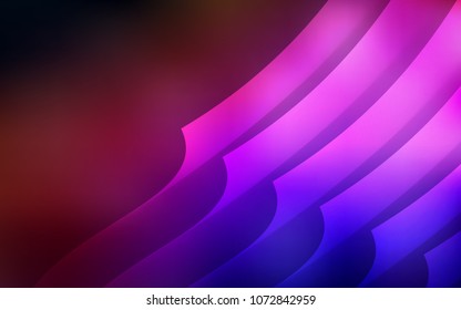 Dark Blue, Red vector cover with stright stripes. Blurred decorative design in simple style with lines. Template for your beautiful backgrounds.