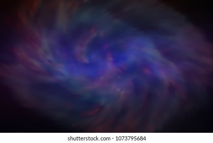 Dark Blue, Red vector cover with astronomical stars. Space stars on blurred abstract background with gradient. Pattern for astrology websites.