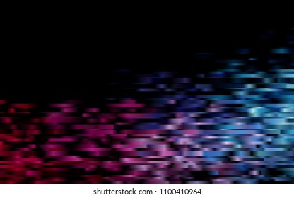 Dark Blue, Red vector cover with long lines. Modern geometrical abstract illustration with staves. The pattern can be used for websites.