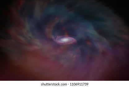 Dark Blue, Red vector cover with astronomical stars. Shining colored illustration with bright astronomical stars. Best design for your ad, poster, banner.