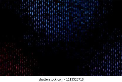 Dark Blue, Red vector  cover with spots. Beautiful colored illustration with blurred circles in nature style. The pattern can be used for ads, leaflets of liquid.