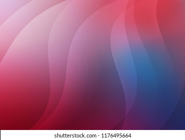 Dark Blue, Red vector cover with long lines. Shining colored illustration with narrow lines. The pattern can be used for busines ad, booklets, leaflets