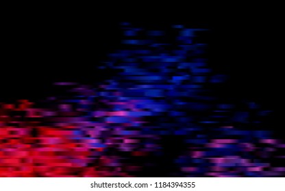 Dark Blue, Red vector cover with long lines. Decorative shining illustration with lines on abstract template. The pattern can be used as ads, poster, banner for commercial.