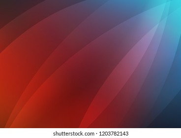 Dark Blue, Red vector cover with long lines. Blurred decorative design in simple style with lines. The pattern can be used for websites.