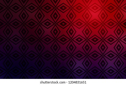 Dark Blue, Red vector cover in polygonal style. Decorative design in abstract style with rectangles. Pattern for busines ad, booklets, leaflets