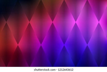 Dark Blue, Red vector cover in polygonal style. Decorative design in abstract style with rectangles. Smart design for your business advert.