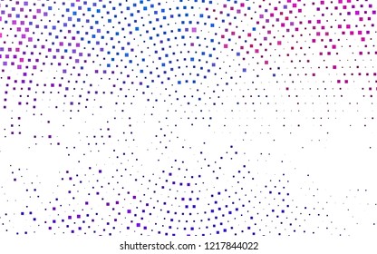 Dark Blue, Red vector cover in polygonal style. Glitter abstract illustration with rectangular shapes. The template can be used as a background.