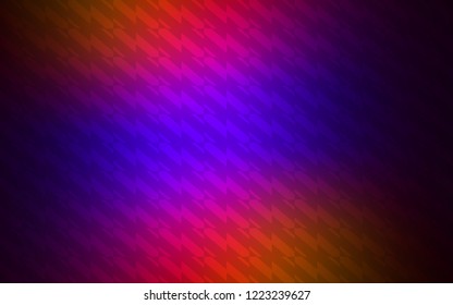 Dark Blue, Red vector cover with stright stripes. Glitter abstract illustration with colorful sticks. Pattern for ads, posters, banners.