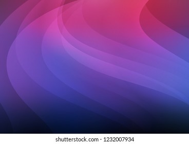 Dark Blue, Red vector cover with long lines. Glitter abstract illustration with colored sticks. Smart design for your business advert.