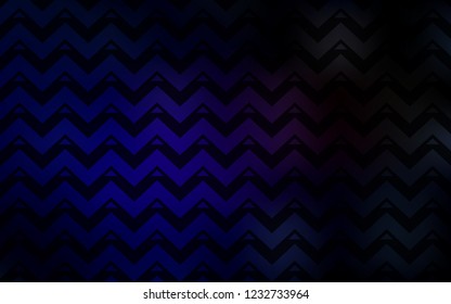 Dark Blue, Red vector cover with polygonal style. Modern abstract illustration with colorful triangles. Modern template for landing page.