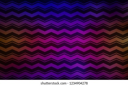 Dark Blue, Red vector cover with stright stripes. Glitter abstract illustration with colorful sticks. Template for your beautiful backgrounds.