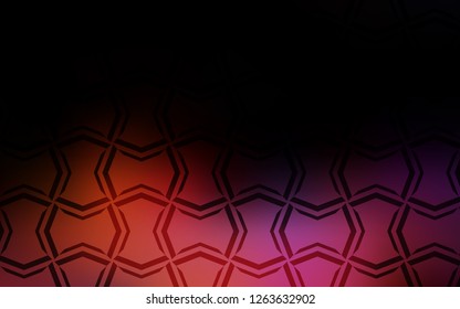 Dark Blue, Red vector cover with stright stripes. Glitter abstract illustration with colored sticks. Pattern for ads, posters, banners.