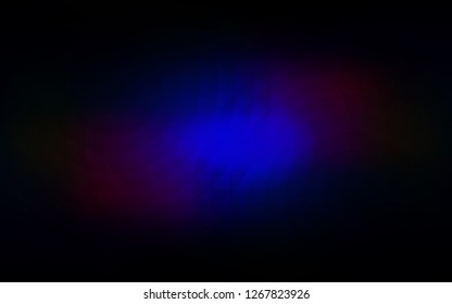 Dark Blue, Red vector cover with spots. Blurred decorative design in abstract style with bubbles. Pattern can be used for futuristic ad, booklets.