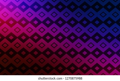 Dark Blue, Red vector cover in polygonal style. Abstract gradient illustration with rectangles. Modern template for your landing page.