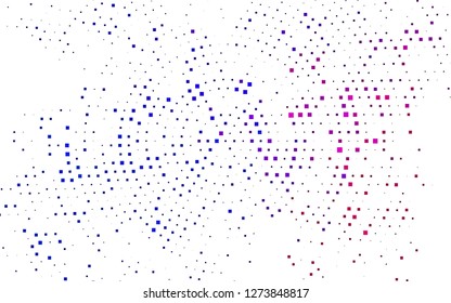 Dark Blue, Red vector cover in polygonal style. Rectangles on abstract background with colorful gradient. Best design for your ad, poster, banner.