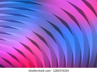 Dark Blue, Red vector cover with long lines. Glitter abstract illustration with colored sticks. The pattern can be used for websites.
