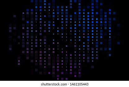 Dark Blue, Red vector cover in polygonal style. Decorative design in abstract style with rectangles. The template can be used as a background.