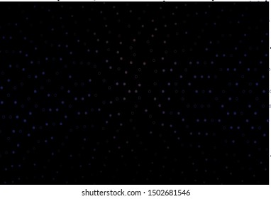 Dark Blue, Red vector cover with spots. Glitter abstract illustration with blurred drops of rain. Pattern for beautiful websites.