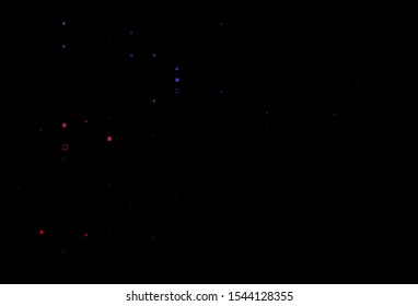Dark Blue, Red vector cover with polygonal style. Abstract gradient illustration with rectangles. Background for cell phones.