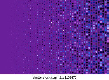 Azul oscuro, cubierta vectorial roja con manchas. Burbujas borrosas sobre fondo abstracto con gradiente colorido. Patrón de anuncios, folletos.
