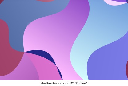 Dark Blue, Red vector crooked abstract pattern. Brand-new colored illustration in blurry style with gradient. Brand-new style for your business design.