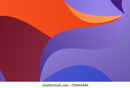 Dark Blue, Red vector crooked abstract pattern. Geometric illustration in Origami style with gradient.  A new texture for your design.