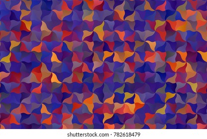 Dark Blue, Red vector crooked abstract pattern. An elegant bright illustration with gradient. A new texture for your design.