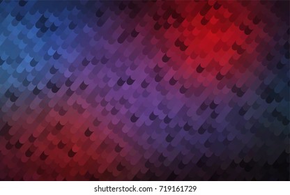Dark Blue, Red vector curved background. Curved geometric sample with gradient.  A completely new template for your business design.