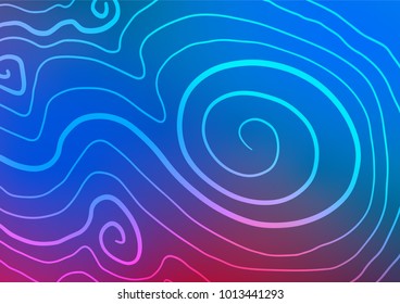 Dark Blue, Red vector doodle blurred template. Glitter abstract illustration with doodles and Zen tangles. The best blurred design for your business.